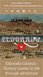 Mobile Screenshot of eldoradocanyontours.com